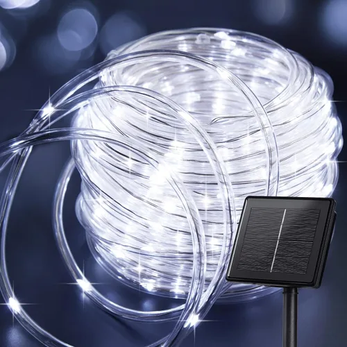 Vista 15 de Brightown Cuerda solar de 39 pies 100LED luces impermeables al aire libre
