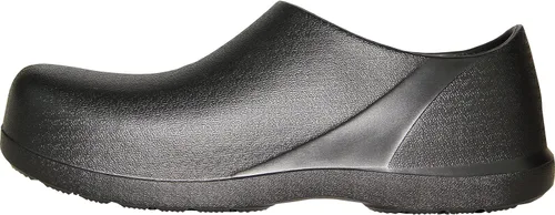 Vista 6 de VANGELO Zuecos profesionales antideslizantes para hombre, zapatos de trabajo, zapatos de enfermera, zapatos de chef, negro, blanco, lima