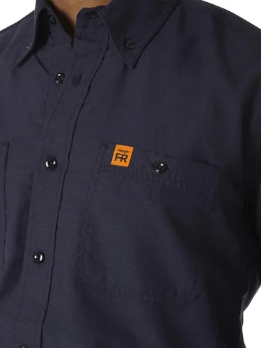 Vista 4 de Wrangler Riggs Workwear Camisa de trabajo FR ignífuga con dos bolsillos para hombre