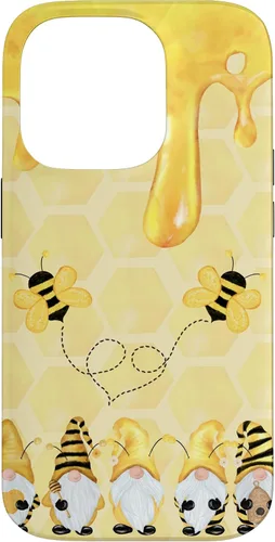 Vista 17 de Carcasa divertida para iPhone 16 con diseño de gnomos de abejorros para Halloween
