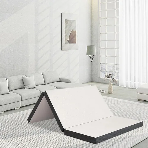 Vista 9 de Colchón plegable de espuma viscoelástica, colchón triple de 3 pulgadas con funda lavable, certificado CertiPUR-US, colchón portátil individual XL