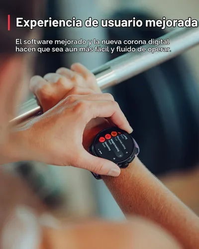 Vista 8 de SUUNTO Raza: Reloj deportivo GPS, pantalla a color AMOLED grande y Todo negro