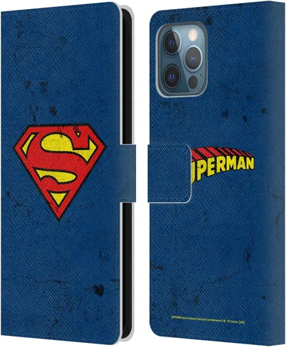 Vista 62 de Head Case Designs Funda de piel con licencia oficial de Superman DC Comics con logotipos negros y rojos compatible con Apple iPhone 11