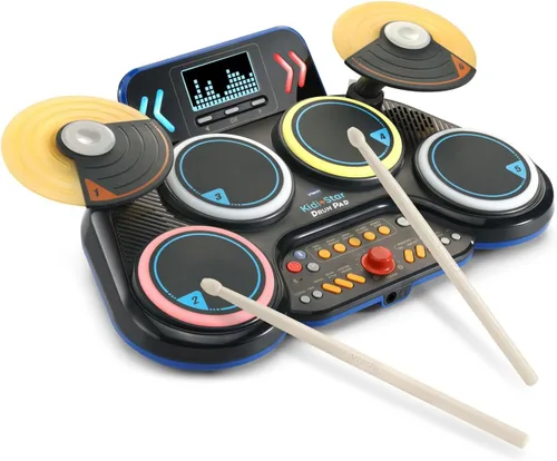 Vista 9 de VTech Kidi Star - Almohadilla de tambor, negra