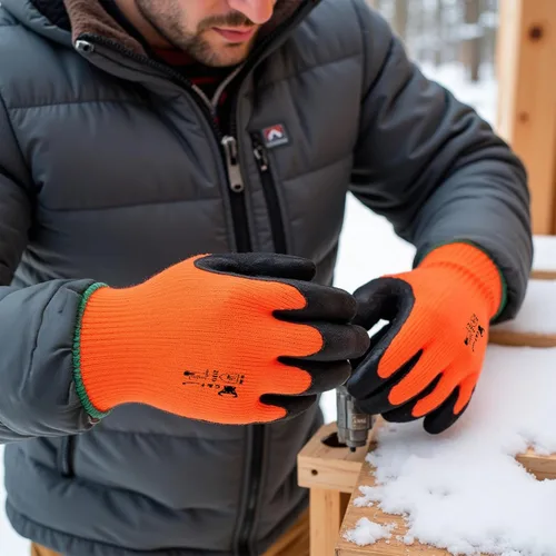Vista 13 de G & F 1528 GripMaster Cold Weather Work Gloves, Micro-Foam Coated, 1 Pair