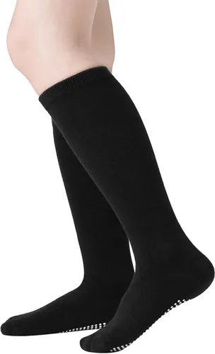 Vista 2 de Century Star Toddler Soccer Socks Girls Knee High Socks With Grippers Boys Athletic Sports Socks Cozy Kids Uniform Socks
