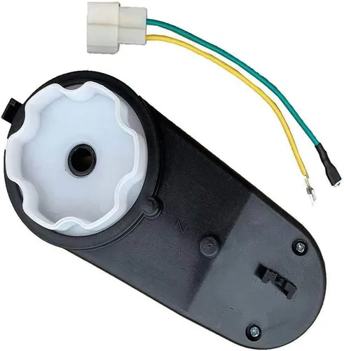 Vista 5 de Caja de cambios 12V390 20000RPM con motor de CC, motor RS390 de 12 V con caja de engranajes para niños, accesorios de paseo eléctrico para niños