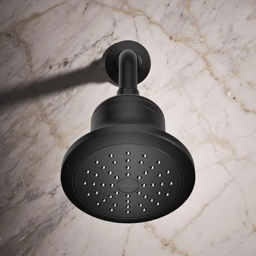 Vista 5 de Kohler 33631-G-BL Cinq™ Ducha redonda de función única con filtro, 1.75 gpm, negro mate