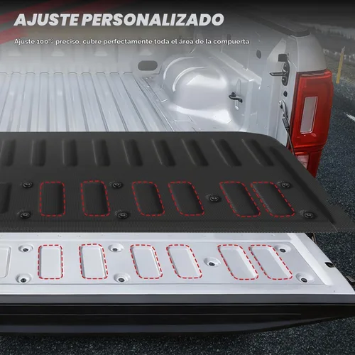 Vista 4 de LASFIT Alfombrilla para portón trasero para Ford Ranger 2023, 2022, 2021