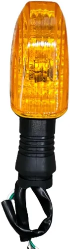 Vista 3 de 1 par amarillo lente delantera trasera motocicleta señal de giro luz lámpara para Kawasaki KLE 500 650 Versys Z1000 Z750S Ninja 650R ZX-6R 600 636