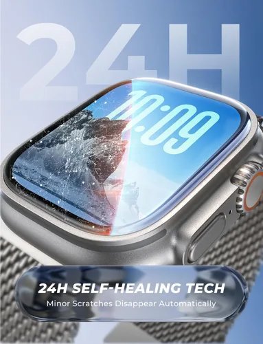 Vista 23 de MAGIC JOHN Paquete de 2 para Apple Watch SE 3 (2025) SE 2 SE Series /6/5/4 40 mm Protector de pantalla, [Tecnología de alineación automática]