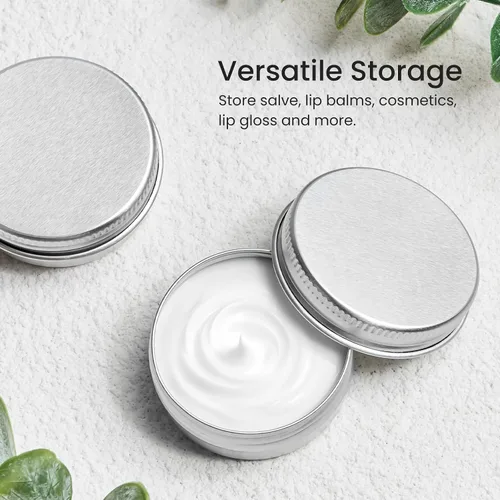 Vista 5 de Paquete de 12 latas de aluminio, recipiente de metal de 1/2 oz
