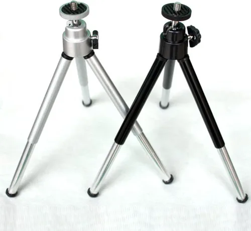 Vista 4 de Mikikit Soporte de transmisión móvil 4 unids Selfie Stick soporte trípode teléfono teléfono multi-posición teléfono titular