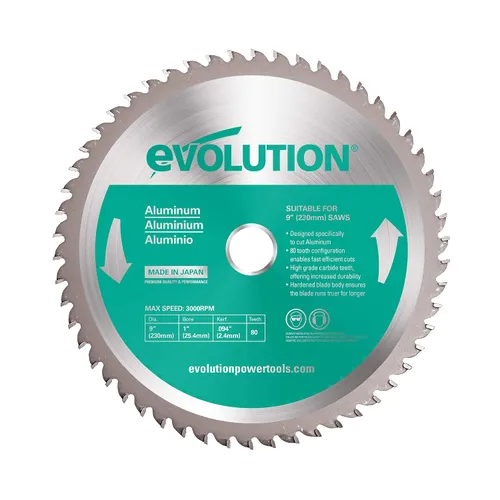 Vista 30 de Evolution Power Tools 5-3/8BLADEST Hoja de sierra de corte de acero, 5-3/8 pulgadas x 30 dientes