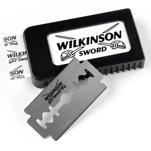 Vista 2 de Wilkinson Sword Cuchillas de afeitar clásicas de doble filo (paquete de dos)