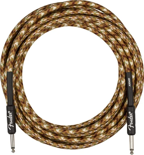 Vista 22 de Fender Cable de instrumento original de 18.6 pies, recto, negro, 1 paquete