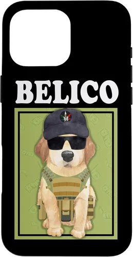 Vista 19 de Funda para iPhone 16 Perrito Belico Funny Mexican Corridos Belicos