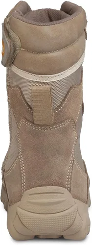 Vista 6 de WORKLAND 76201 - Botas tácticas militares para hombre botas de cuero completo del ejército botas de caza para hombre botas de trabajo de punta suave