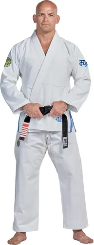 Vista 2 de FUJI Flow-Tech Jiu-Jitsu Gi uniforme ligero BJJ máxima transpirabilidad