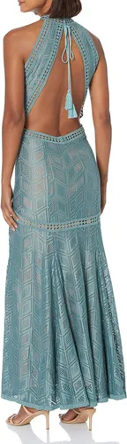 Vista 2 de GUESS Maxi de encaje sin mangas Sunset Geo para mujer