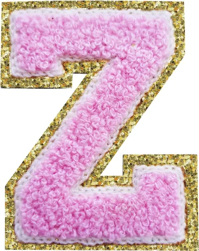 Vista 122 de 3Pcs Letter Patches Varsity Glitters Chenille,SPRT Iron on Blue Letter Patch,Alphabet Cloth Patch for Team Costume Decoration 3.1in Height S