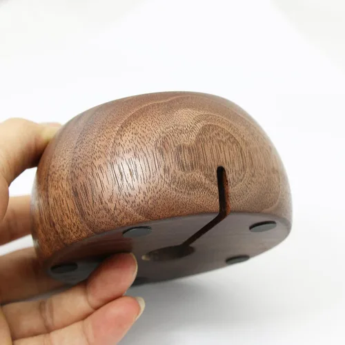 Vista 5 de NewFantasia Soporte de madera de nogal compatible con Homepod mini, diseño de cable integrado, soporte de madera maciza para Homepod mini