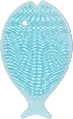 Vista 6 de Innobaby Bathin Smart - Cepillo de silicona para bebé, esencial para piel seca y eczema, exfoliante suave con mango de succión, silicona de secado