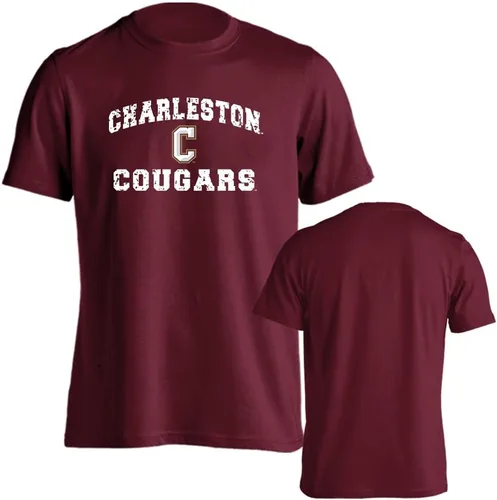 Vista 77 de Sport Your Gear NCAA Camiseta de manga corta retro con licencia oficial de aspecto desgastado para el día del juego, camiseta de espíritu deportivo