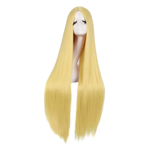 Vista 20 de MapofBeauty Peluca de disfraz de anime de cosplay larga y recta de 40 Negro