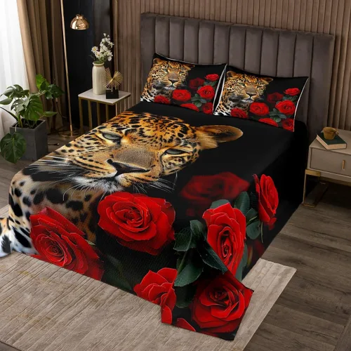 Vista 9 de Colcha de vaqueras occidentales para niños, tamaño individual, con estampado de piel de vaca rosa, decoración de habitación de niños y adultos
