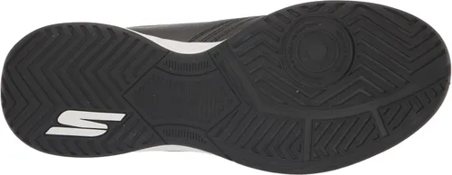 Vista 4 de Skechers Viper Court Smash-Athletic - Zapatos deportivos de pickleball para interiores y exteriores Tenis de ajuste relajado, NegroBlanco