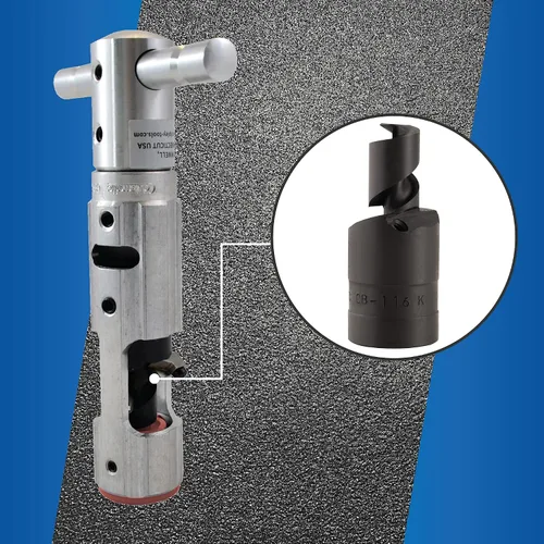 Vista 2 de Cablematic Kit de cuchillas CB de repuesto para herramienta de extracción y extracción CST 500, cuchilla para herramienta pelacables (CB 116K)