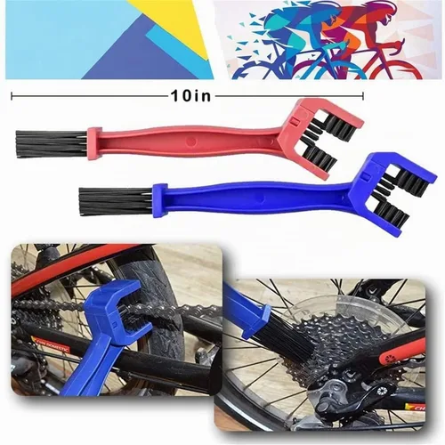 Vista 7 de focopot Kit de limpieza de bicicletas 9 piezas con herramienta de cepillo de limpieza y depurador de cadena