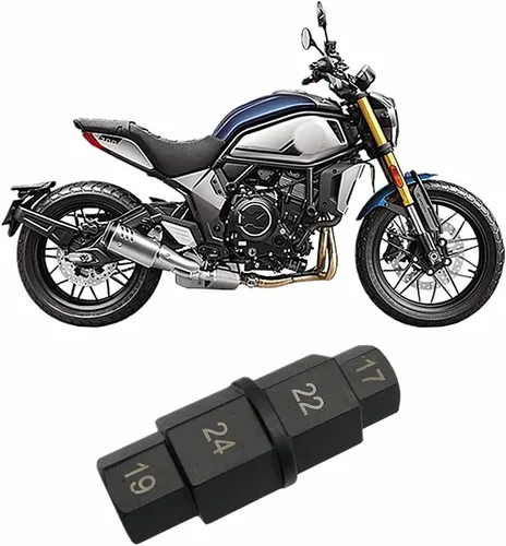 Vista 5 de Herramienta de husillo de motocicleta, eje hexagonal, herramienta de extracción de llave hexagonal para varias marcas de motocicletas