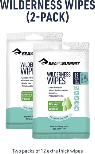 Vista 7 de Sea to Summit Toallitas de ducha sin enjuague Wilderness Wipes