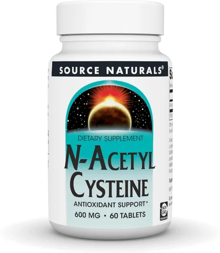 Vista 6 de Source Naturals N-acetil cisteína antioxidante apoyo 600 mg Suplemento dietético que apoya la salud respiratoria* - 30 tabletas