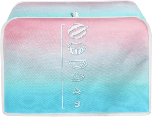 Vista 9 de Polynesia - Funda para tostadora de flores, duradera y pequeña, con gancho superior, lavable, a prueba de polvo, funda protectora para pan pequeño, M