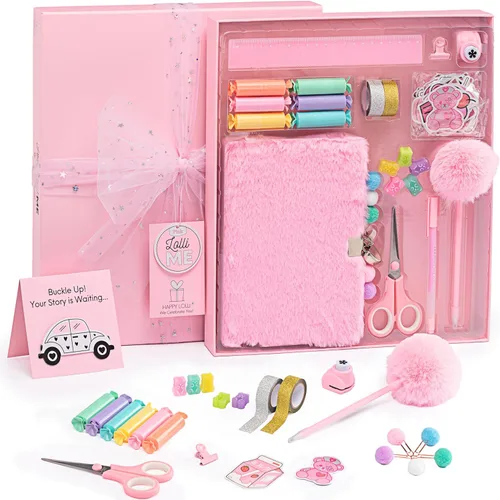 Vista 10 de HAPPY LOLLI Mint LolliME - Kit de diario de bricolaje para adolescentes y niñas de 8 a 14 años, regalo de cumpleaños, juego de diario con cerradura