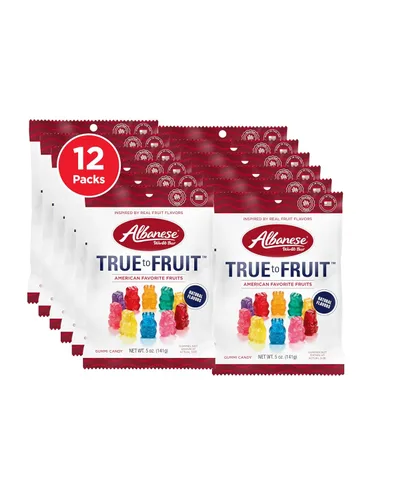 Vista 19 de Albanese World's Best True to Fruit™ - Gomitas de frutas favoritas estadounidenses, bolsa de caramelo de 0.75 onzas (paquete de 200)