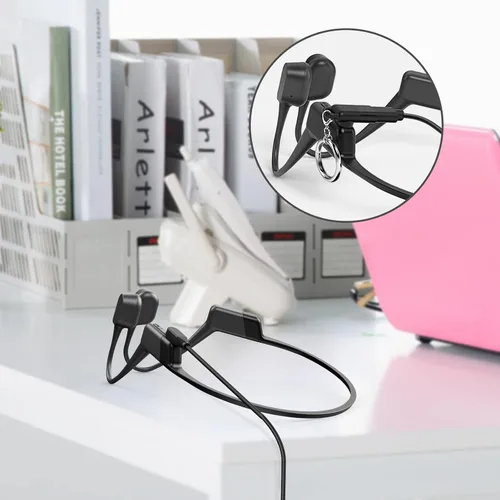 Vista 6 de Cable de carga para auriculares Shokz Openrun/Openrun Pro/Opencomm/OpenRun Mini y Aftershokz Aeropex AS800 con adaptador USB C, cable de carga