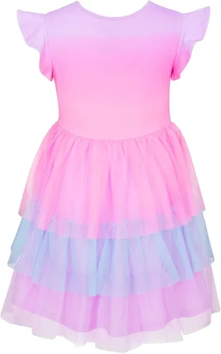 Vista 2 de My Little Pony Dress - Vestido de fiesta de grupo de personajes para niñas pequeñas y grandes 4-16