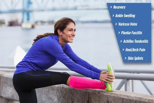 Vista 6 de OrthoSleeve Calcetines de compresión 20-30mmHg con soporte para fascitis plantar