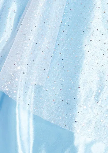 Vista 6 de Leg Avenue Disfraz clásico de princesa de Cenicienta para mujer, Azul Patchwork