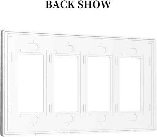 Vista 193 de Placa de Interruptor de Luz Azul de 1 Gang, Placa de Pared Decorativa de Palanca Individual, Cubierta de Placa de Pared de Palanca, Placa Frontal