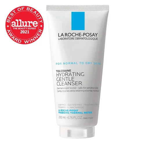 Vista 8 de La Roche-Posay Toleriane - Limpiador facial suave e hidratante, limpiador facial hidratante con niacinamida + ceramidas, lavado facial diario