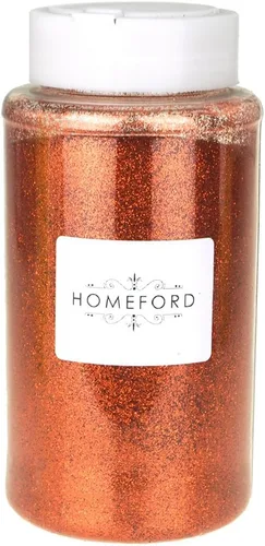 Vista 5 de Homeford Botella de purpurina fina, 1 libra a granel (negro)