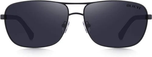 Vista 2 de Gafas de sol polarizadas HD para hombre, gafas de sol cuadradas clásicas