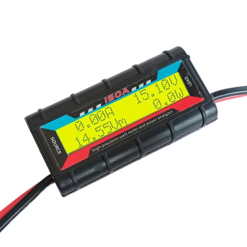 Vista 10 de Medidor de Watts RC de 150A, Analizador de Potencia de Alta Precisión, Comprobador de Voltaje (V) Corriente (A) Potencia (W) Carga (Ah) y Energía