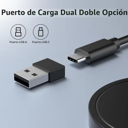 Vista 5 de Cargador inalámbrico, 6.5 pies/6.6 ft 15 W Max Fast Magnetic Wireless Charging Pad compatible con iPhone 16/15/14/13/12 con convertidor USB-A, negro