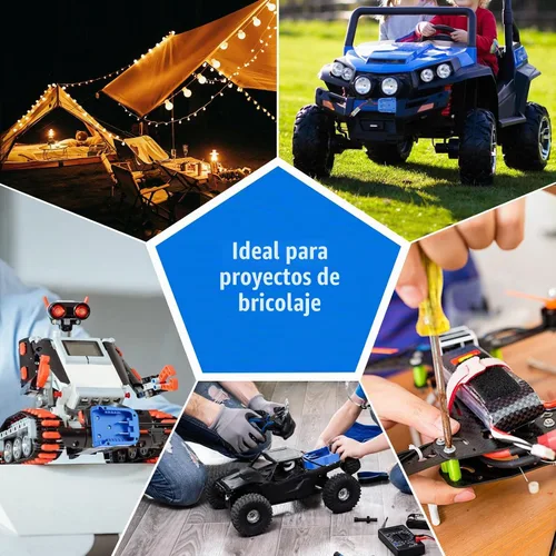Vista 7 de Crivnhar Power Wheels - Adaptador de batería compatible con baterías Kobalt de 24 V Max, terminales de cable de calibre 14 con protección